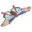 Stained Glass Window Ornament Double Side Colorful 5
