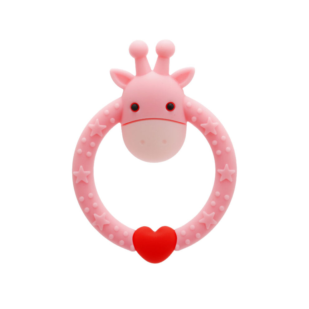 Baby Cartoon Round Giraffe Shaped Teething Relief