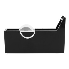 Tragbarer professioneller Wimpernkleber-Dispenserhalter, Schwarz, 9,5 x 3 x 5,7 cm