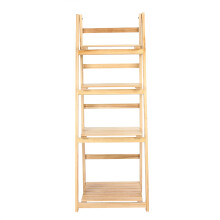 4 Tier Ladder Shelf Display Unit Home Bookcase