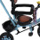 Kids Tricycle Blue Rotating Seat Solid Foam Wheel 15