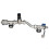 Differential Pressure Bypass Valve for Underfloor Heating, Self-Regulating System, Pressure Equalization, Temperature Control, Silver 1