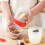 Double Breakfast Cup Oatmeal Cup with Lid Poons 13