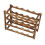Wine Rack Pine Wood Wine Bottle Storage Shelf 2