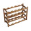 Wine Rack Pine Wood Wine Bottle Storage Shelf 3
