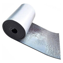 Self-Adhesive Aluminium Foil Insulation for Pipes, Heat & Sound Insulation, 10 mm Thick, 1m x 6m Size