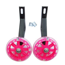 Safety Screws Bolts Adjustable Bicycle Stabilizers for Children's Bikes 12 to 20 Inches Red 18 Inch Size