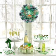 Irish Festival Garlands Door Decorations Saint Patrick's Day Ribbons Pygmy Garlands Pendant Props Flye254426