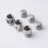 Pet Memorial Stainless Steel Urn Round Silver 1pack 10