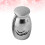 Pet Memorial Stainless Steel Urn Round Silver 1pack 9