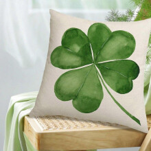 St. Patrick's Day Pillow Cover Sofa Pillow Cover Machine Washable Pillow Cover Holiday Gift Suitable for Sofa Bedroom Office Flye254966