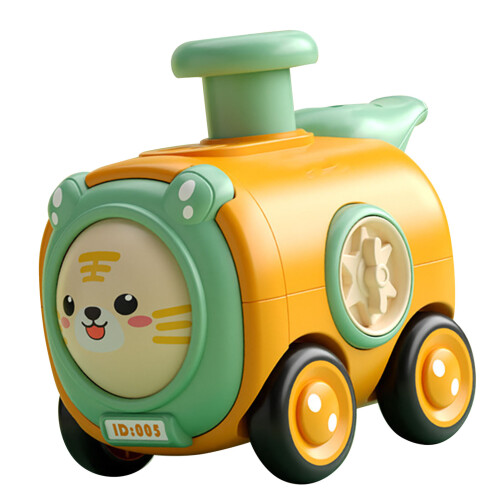 Inertia Train Toy Press Face Changing with Whistle 1
