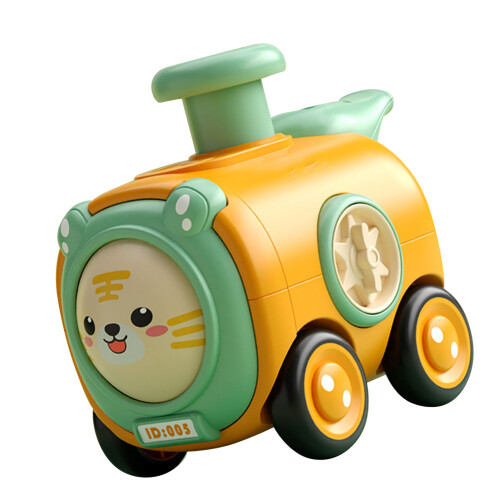 Inertia Train Toy Press Face Changing with Whistle 2