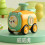 Inertia Train Toy Press Face Changing with Whistle 6