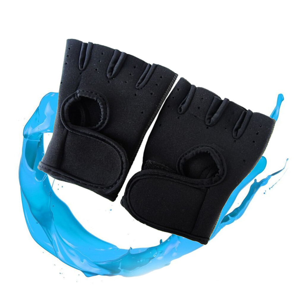 Photos - Other Trainers Gloves Absorbing Gym Cycling Mitts Handguard Fingerless Work