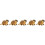 5Pcs Plastic Groundhog Models Realistic Desktop Decoration 11