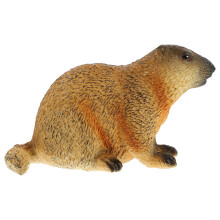 5Pcs Plastic Groundhog Models Realistic Desktop Decoration