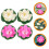 4 Pcs Artificial Pond Plants Decorations Floating Flower Flowers 11