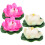 4 Pcs Artificial Pond Plants Decorations Floating Flower Flowers 7