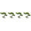 4pcs Welcome Song Plastic Desktop Potted Plant 6