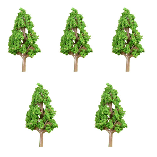 5Pièces Arbres Miniatures Simulés Pour Décoration Intérieure 2