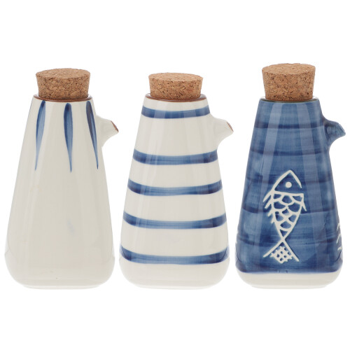 Soy Sauce Bottle Assorted Color 3pcs 5.9x3.5in