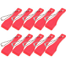 20 Pcs Ticket Keychain Tool Lotto Scratcher Label Red