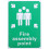 Worgeous Fire Sign Decor Operational Safety Warning Board Office 4