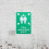 Worgeous Fire Sign Decor Operational Safety Warning Board Office 6