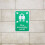 Worgeous Fire Sign Decor Operational Safety Warning Board Office 10