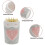 ceramic heart toothpick holder jar for home use 11