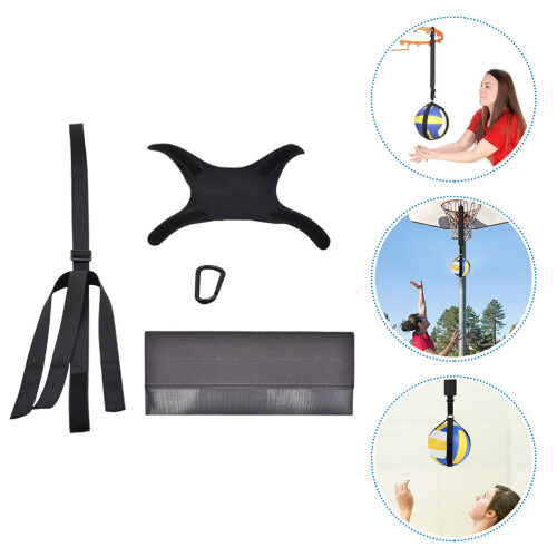 Volleyball Trainer Equipment Footwork Training Black 1pcs 2