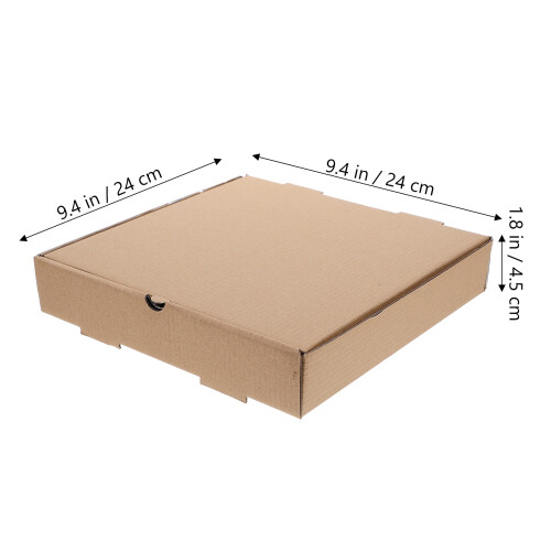 Food Packaging Boxes Kraft Paper 10pcs Rectangular Takeaway 2