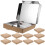 Food Packaging Boxes Kraft Paper 10pcs Rectangular Takeaway 8