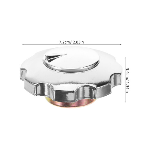 Bouchon Réservoir Auto Avec Clé Fixation Facile En Aluminium 1