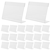 Raindrops Label Holder Display For Retail Environment Acrylic 20pcs