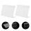 Raindrops Label Holder Display For Retail Environment Acrylic 20pcs 10