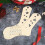 4 Pcs Knitted Socks Silverware Sugar Cube 24.00x18.00x0.30cm 4