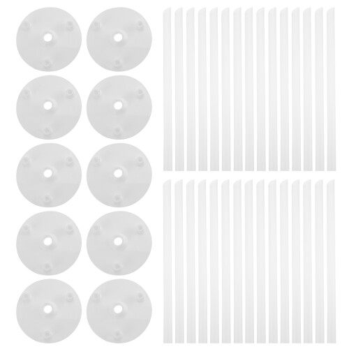 10 Sets Cake Load Stand Straw Tier Supports Bracket Rod