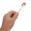 Raindrops Gold Cake Spoon Plastic Golden 50pcs 7