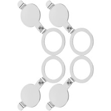 4 Pcs Anti-Sight Door Mirror Cover Travel Peephole Covers For Front