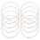 10 Pcs Rubber Ring For Holder Clamp Elastic Bands Microphone Mount 10