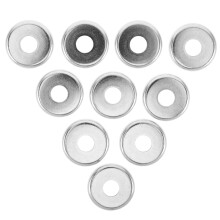 10 Pcs Roller Skate Accessories Metal Cushion Replacement Washers
