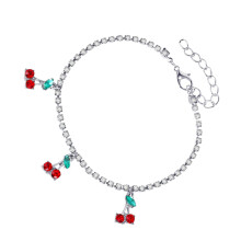 Foot Chain Jewelry Ankle Bracelets For Women Cherry Pendant Anklet