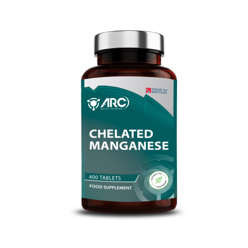 Chelated Manganese 14mg Supplement 400 Vegan Tablets