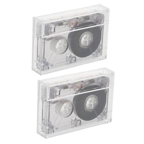2 Pcs Cassette Tapes Audio Cassettes Recording Player