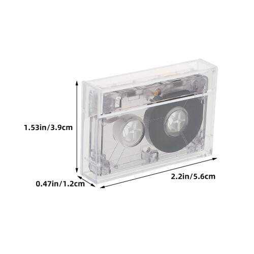 2 Pcs Cassette Tapes Audio Cassettes Recording Player 2
