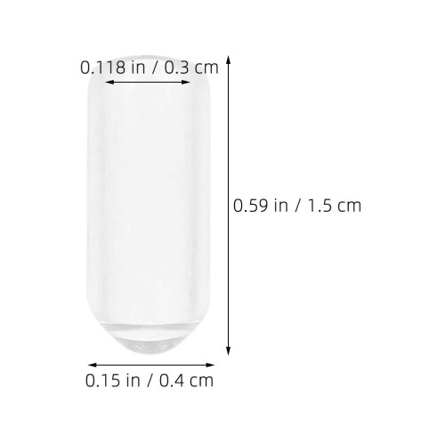 200 Pcs Screw Covers Caps Leak Headband Transparent 1
