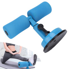 Home Sit-Up-Hilfe: Blauer Bauchtrainer mit robustem Saugnapf, 4 Einstellungen