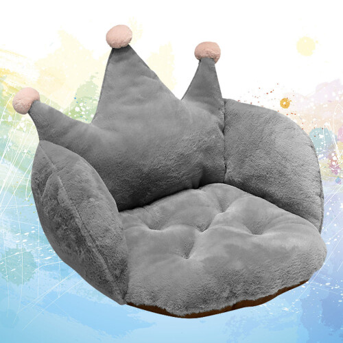 Cushion Grey Plush 1set 15.7x21.7in 2